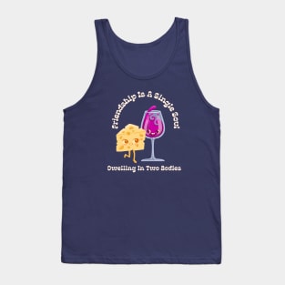 Friendship Is A Single Soul Dwelling in 2 Bodies Tank Top